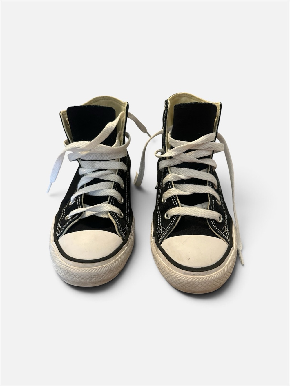 Converse Chuck Taylor All Star Black High Top Sneakers Kids Youth Size 2
